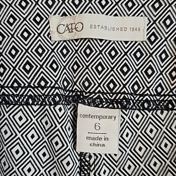 CATO Pants Sz 6 Contemporary Fit - Picture 7 of 12